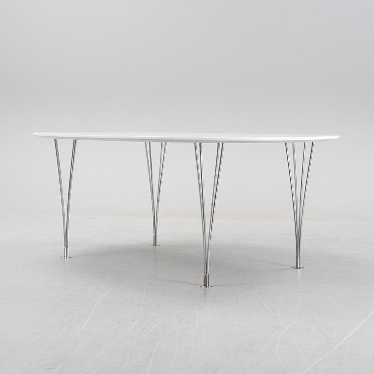 Bruno Mathsson & Piet Hein, a 'Superellips' dining table, Mathsson International, Värnamo.