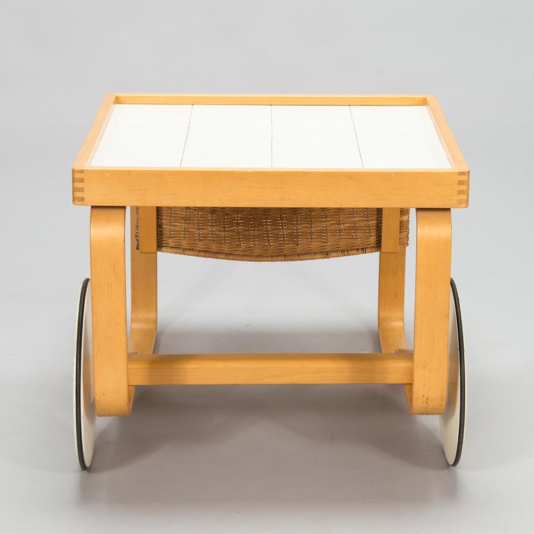 Alvar Aalto, a 1970's '900' tea trolley for Artek.