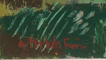 GERHARD NORDSTRÖM, olja på duk, signerad.