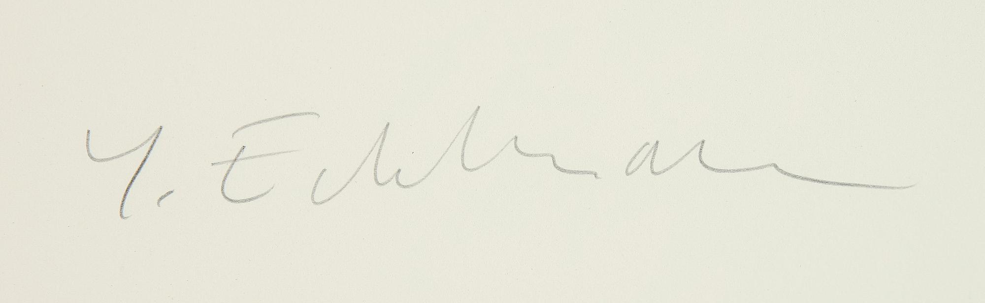 YRJÖ EDELMANN, lithograph in colours, signed Y. Edelmann and numbered 130/150 in pencil.