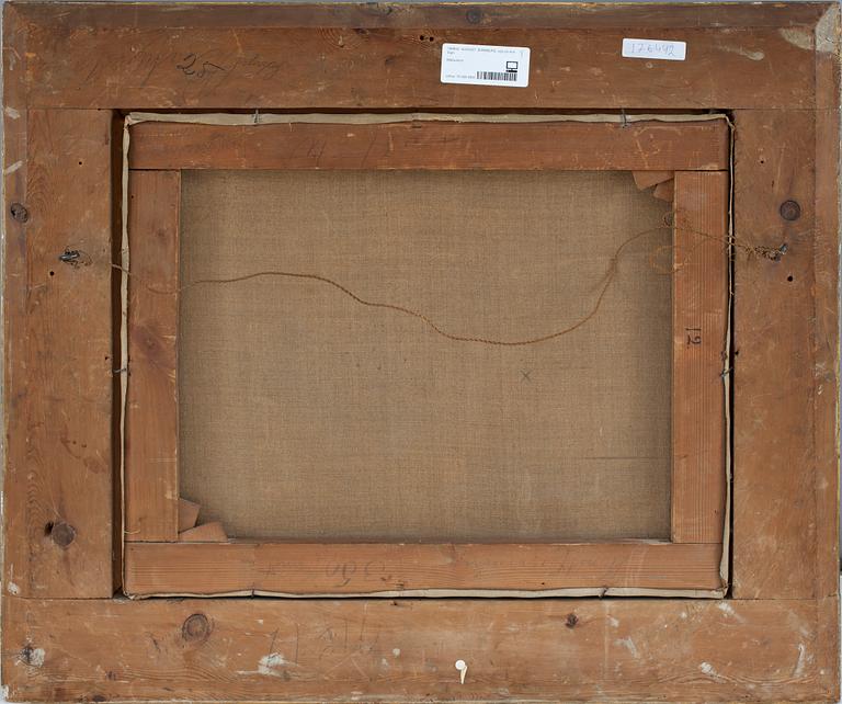 AUGUST JERNBERG, olja på duk. Sign.