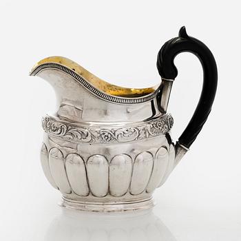 Henrik Qvarnberg, gräddsnäcka, silver, Viborg 1844.