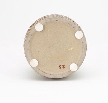 A Stig Lindberg stoneware vase, Gustavsberg studio 1964.