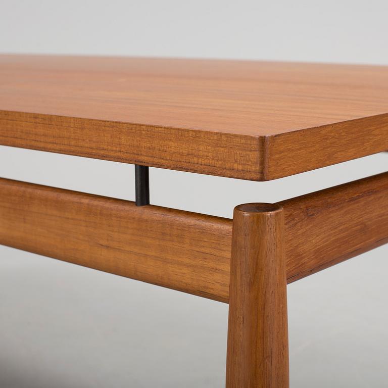 GRETE JALK, a teak coffee table fron France, Denmark, 1963.