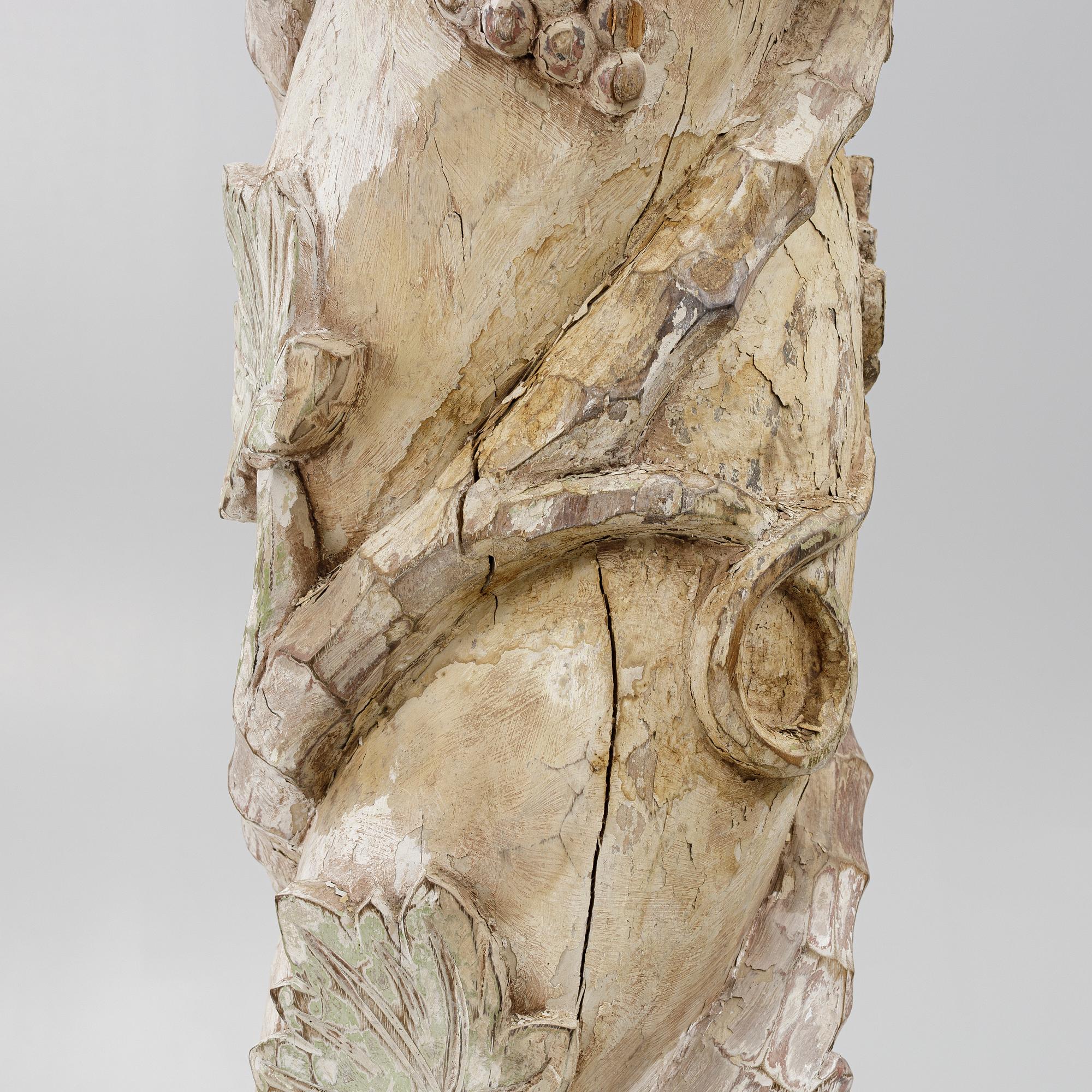 Kolonner, ett par, Angloindiska, omkring 1900.