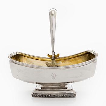 Jacob Wiberg, brödkorg, silver, Moskva 1836.