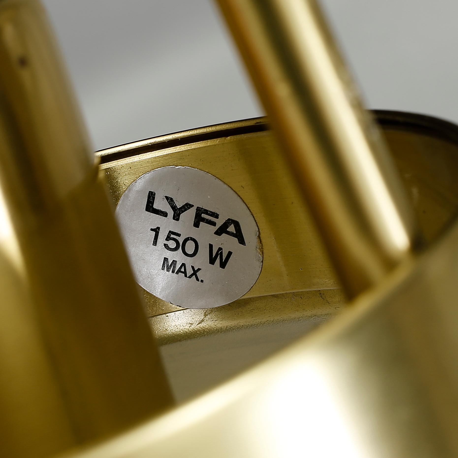 TAKLAMPA, "P 295", Fritz Schlegel, Lyfa, Danmark, 1900-talets andra hälft. Höjd 140 cm.