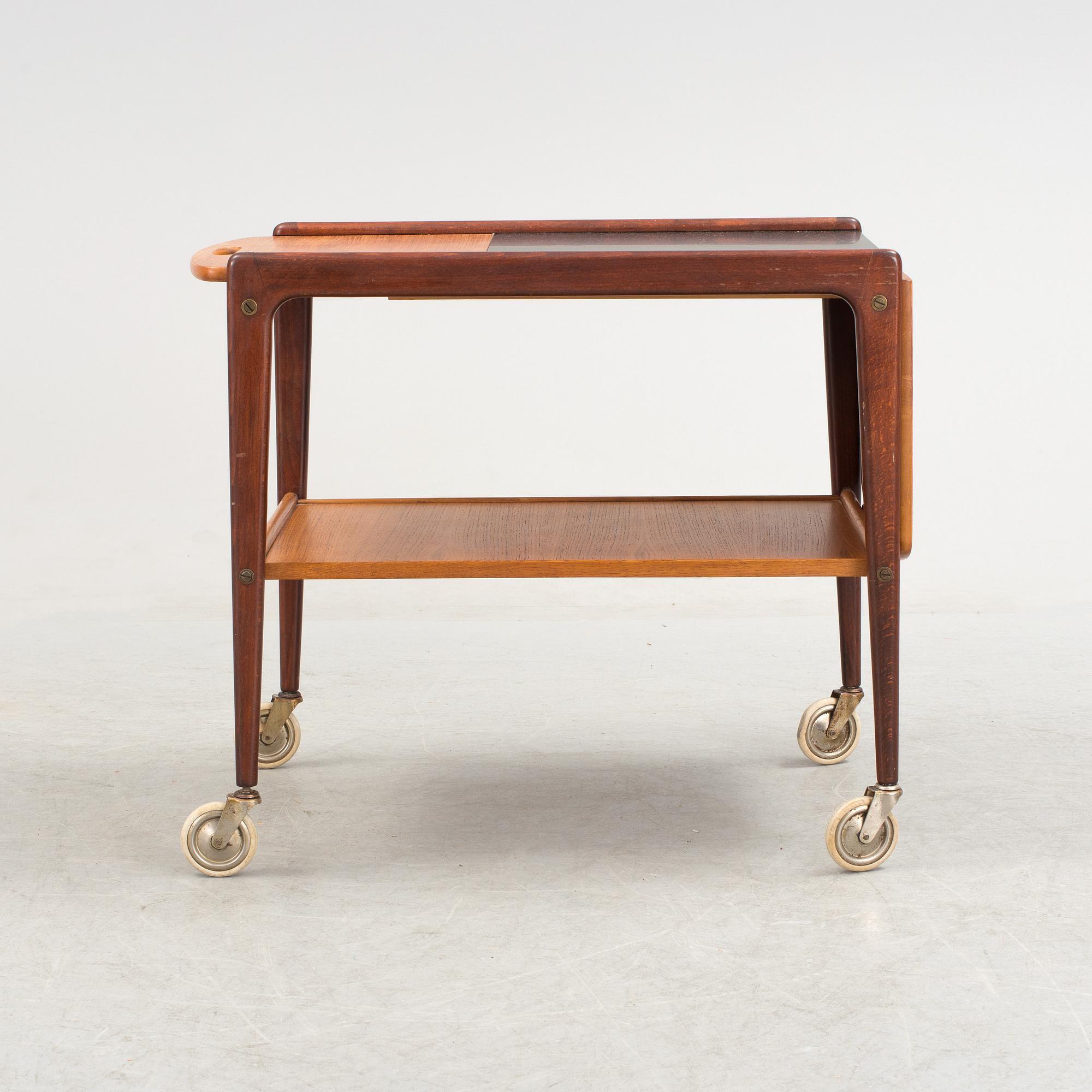 An YNGVE EKSTRÖM 'Thea' teak tea trolley, 1950's/60's.