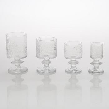 Timo Sarpaneva, dricksglas, 23 st, "Senaattori"  för Iittala.