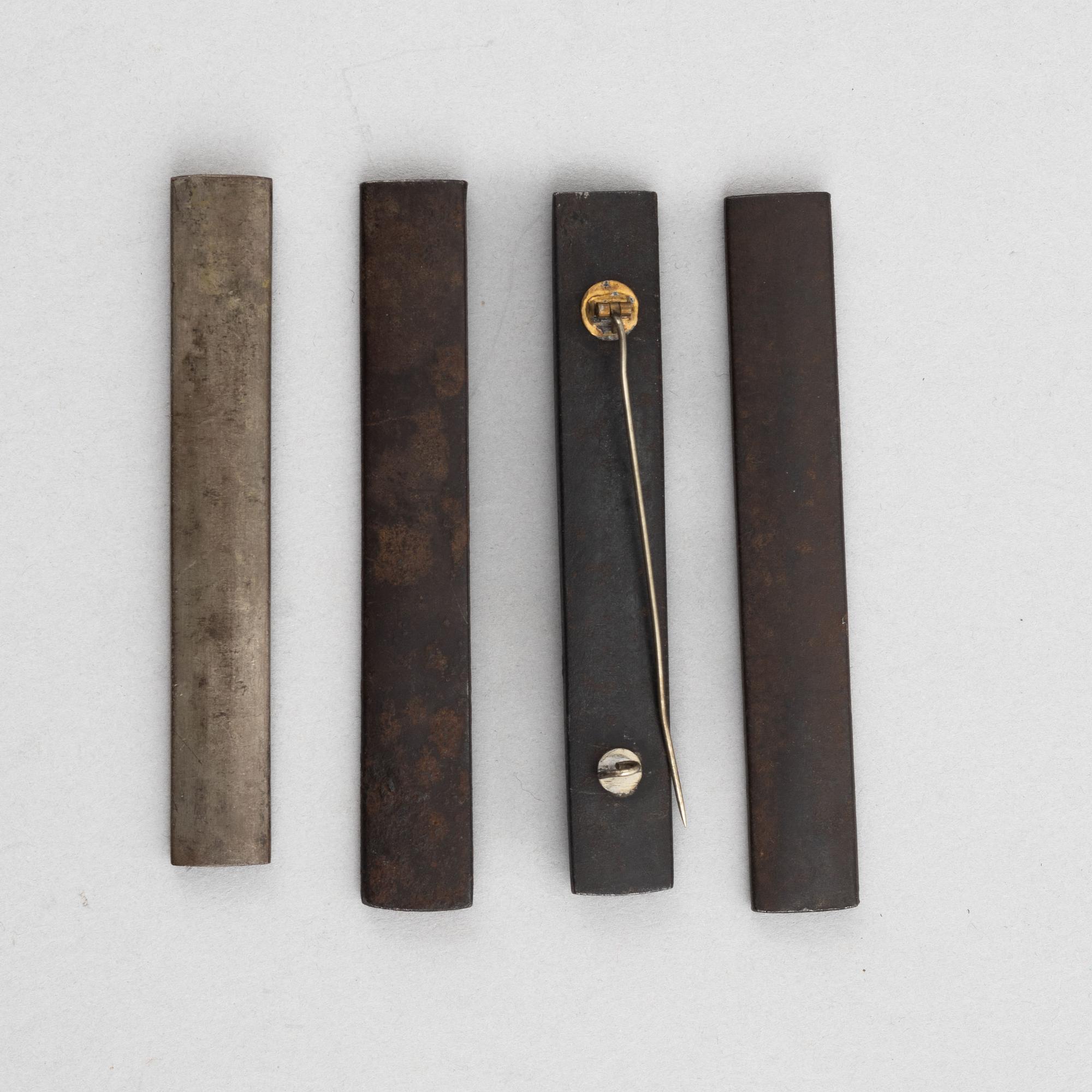 Kodzuka 4 pcs, Japan, 19th century.