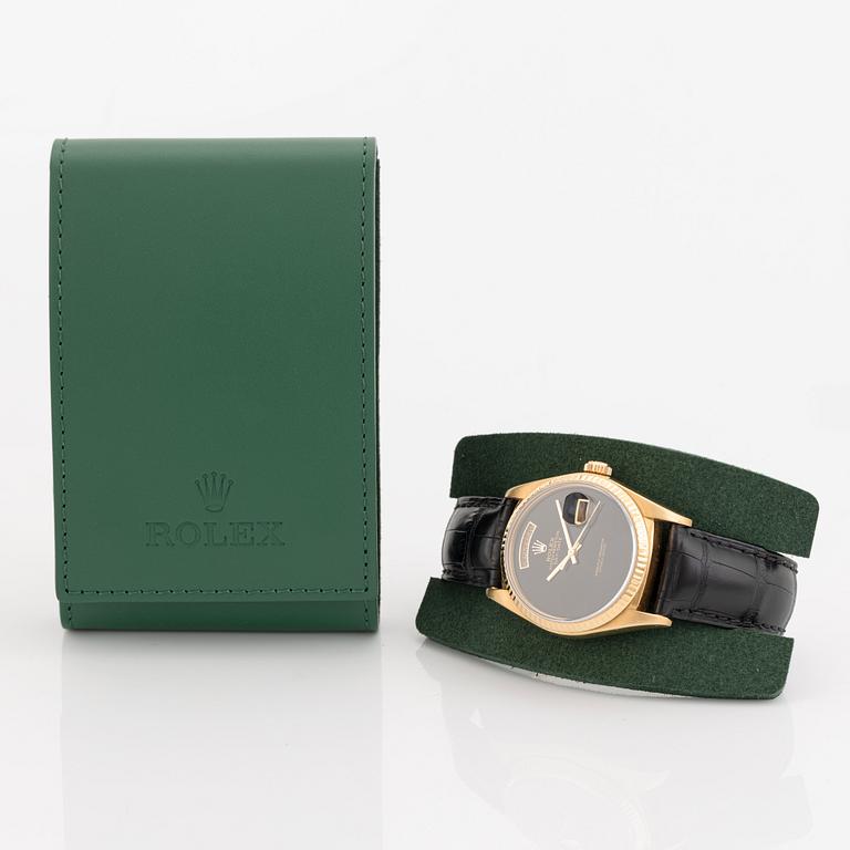 Rolex, Day-Date, "Onyx Dial", ca 1986.