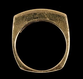 RING, 31 briljantslipade diamanter, tot. ca 1.25 ct.