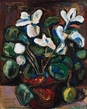 545. Albin Amelin, Flower still life with cyclamen.