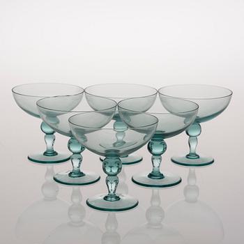 GLASSERVIS, 81 delar, 1920-tal.