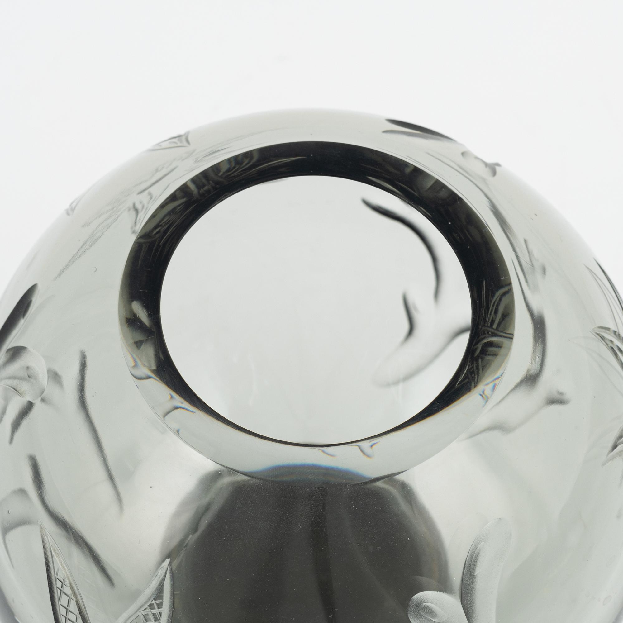 Simon Gate, vas, glas, Orrefors, 1931.