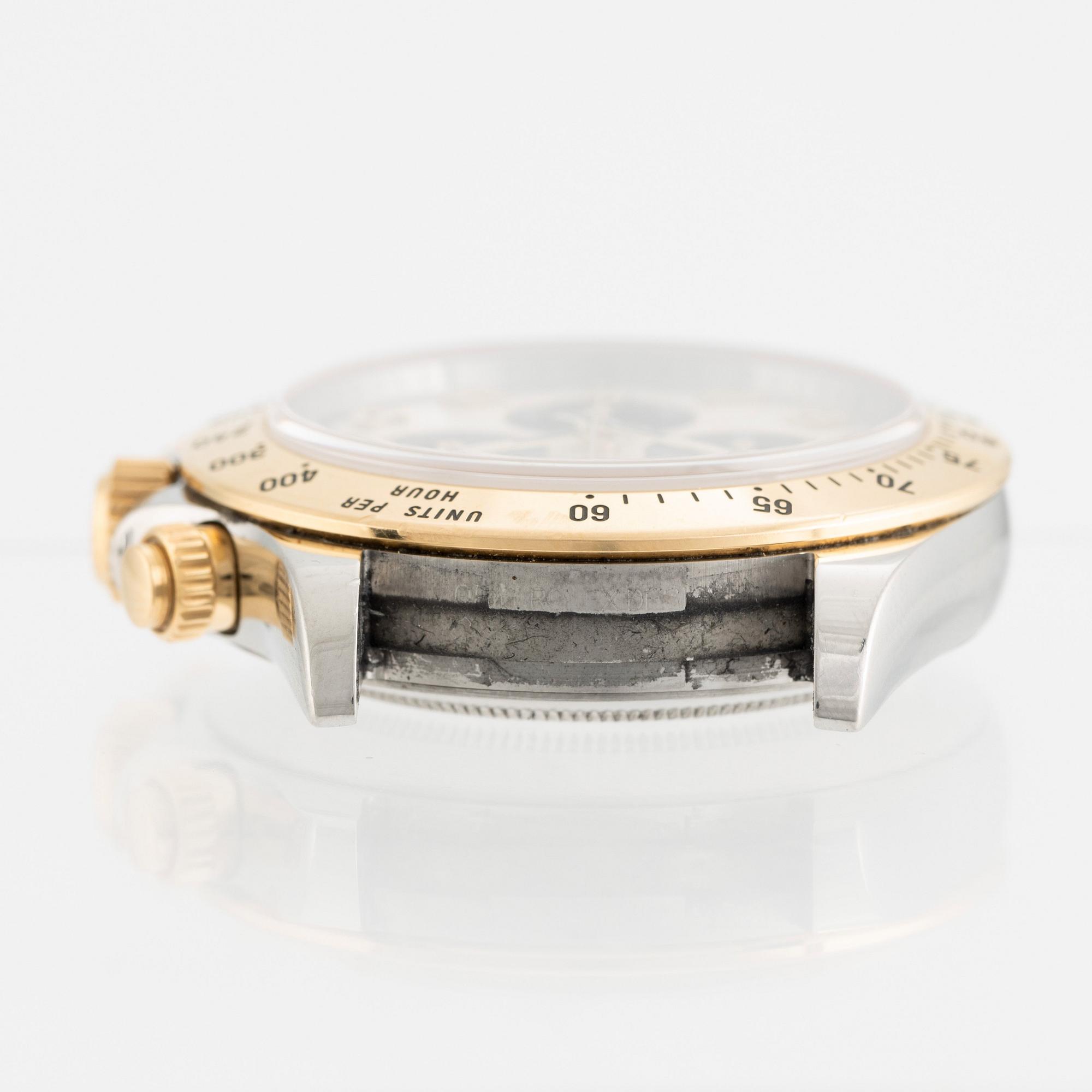 Rolex, Cosmograph, Daytona, "Arabic Racing Panda Dial", wristwatch. 40 mm.