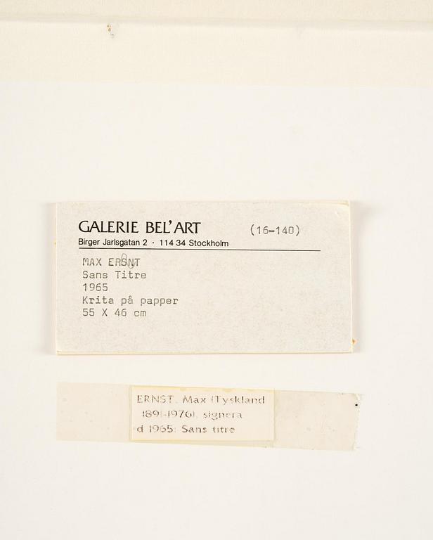 Max Ernst, Untitled.