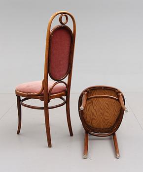 STOLAR, 1 par, Thonet, omkring år 1900.