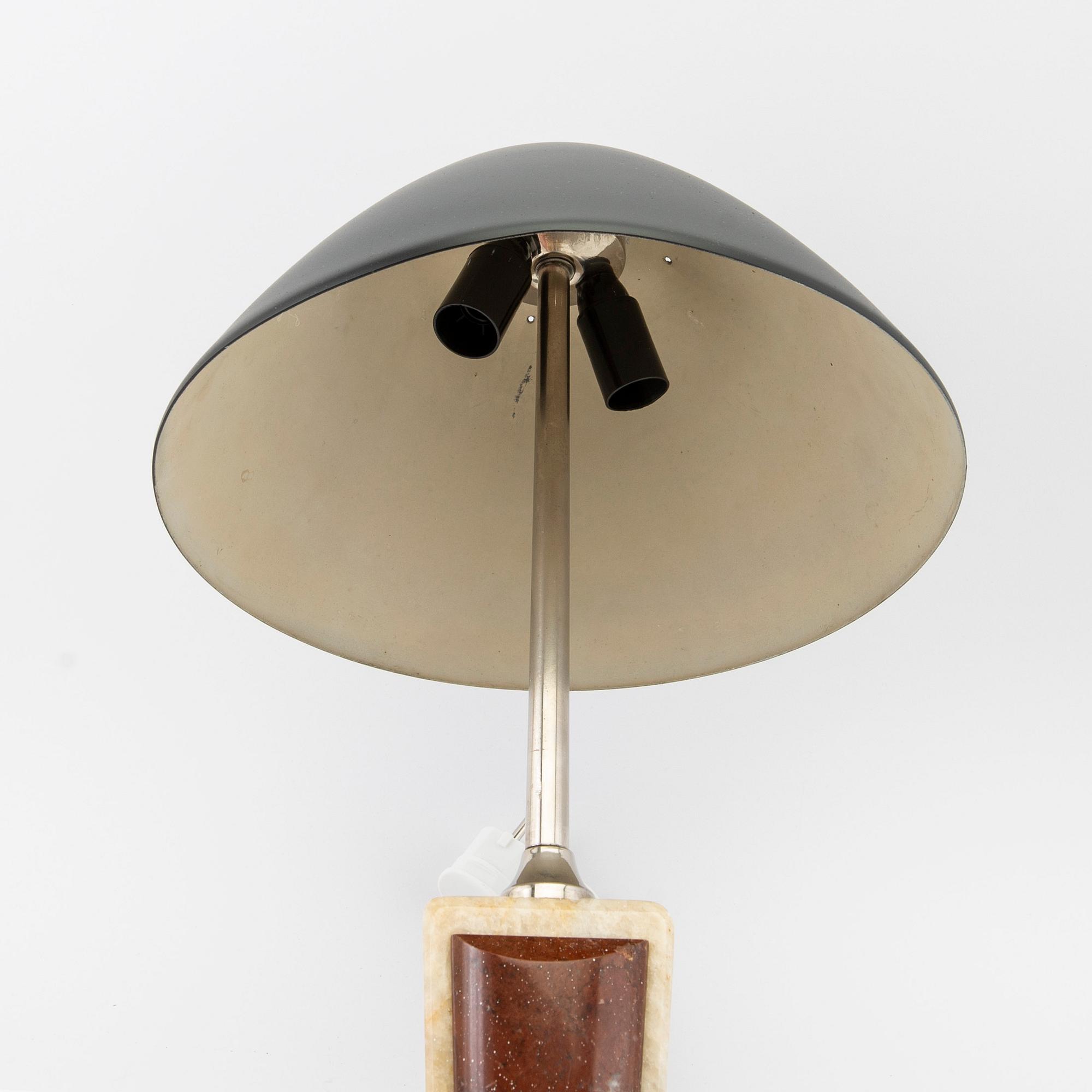 Table lamp, 20th century.