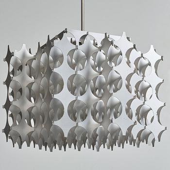 Mario Marenco, a pair of "Cynthia" ceiling lamps, for Artemide, Italy 1968.