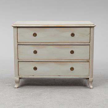 A chest of drawers from the second half of the 1800's.