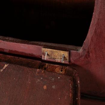 A grandfather clock by Carl Lindbergh in Söderberke, dated 1821.