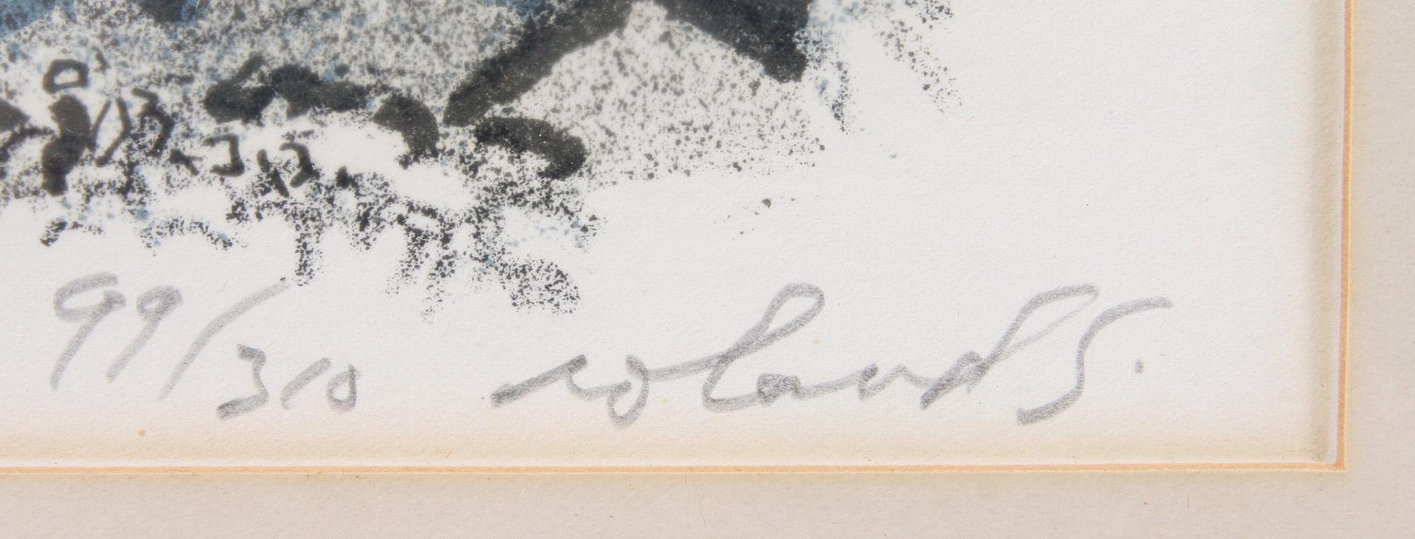 ROLAND SVENSSON, färglitografi, sign o numr 99/310.