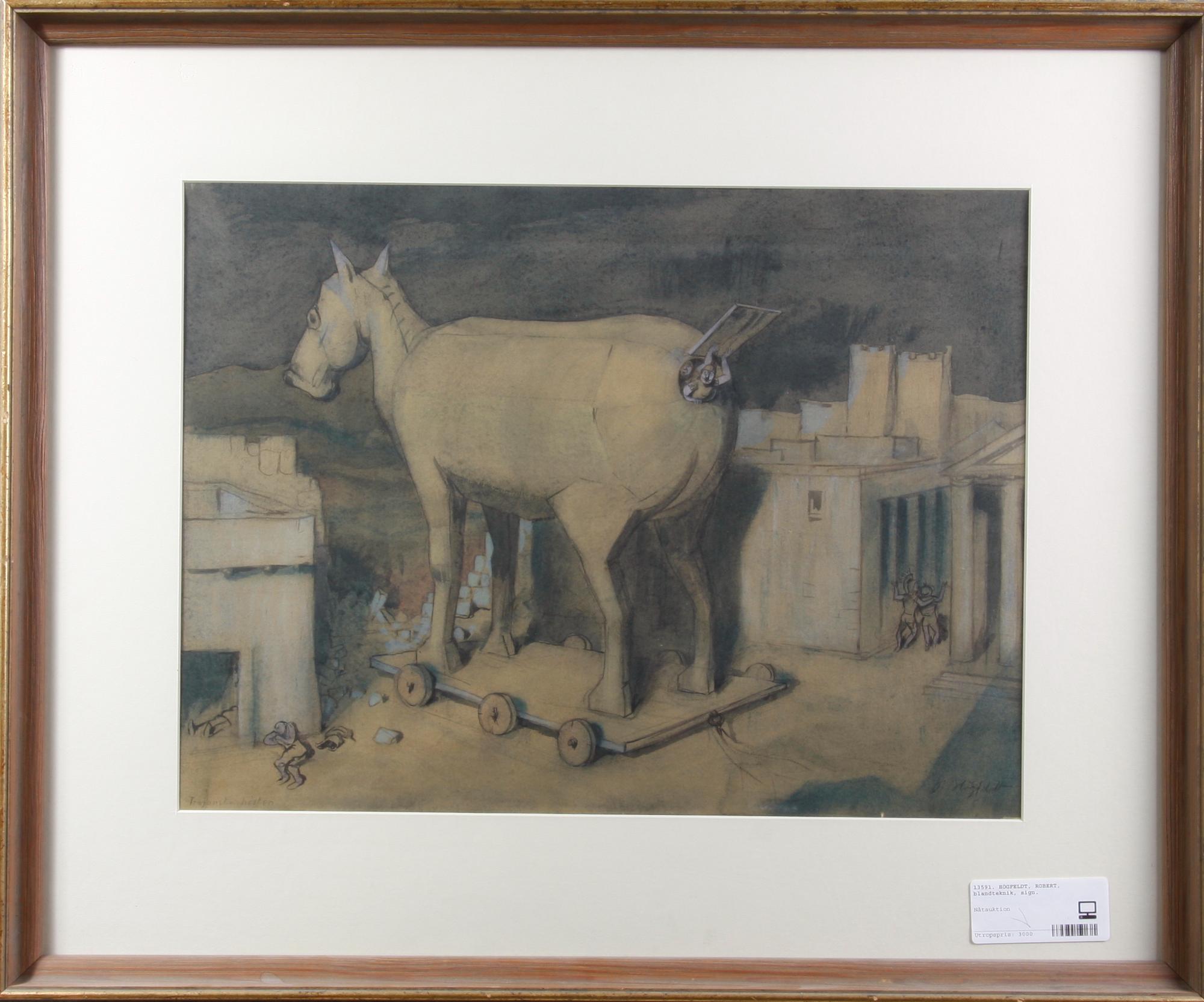 HÖGFELDT, ROBERT, blandteknik, sign.