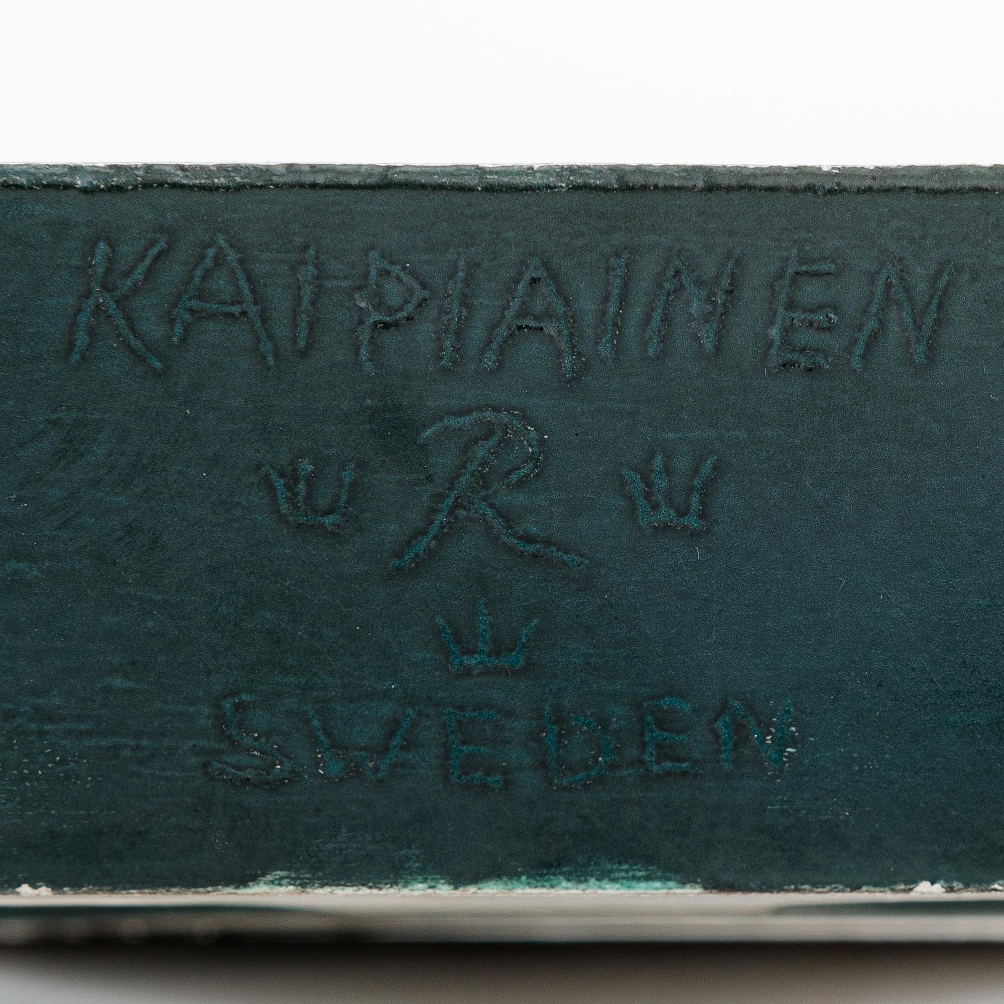 Birger Kaipiainen, a stoneware relief signed Kaipiainen Rörstrand.