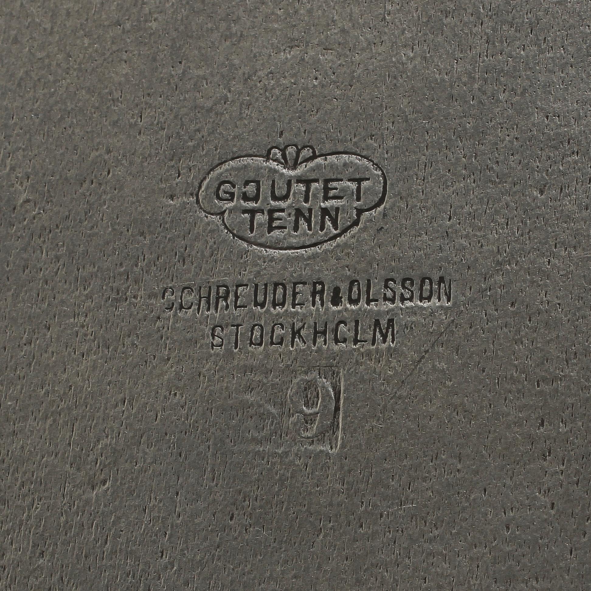 FAT, tenn, Olof Ahlberg, Schruder & Olsson, Stockholm, 1969.