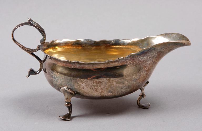 GRÄDDSNIPA, silver, London 1700-tal.