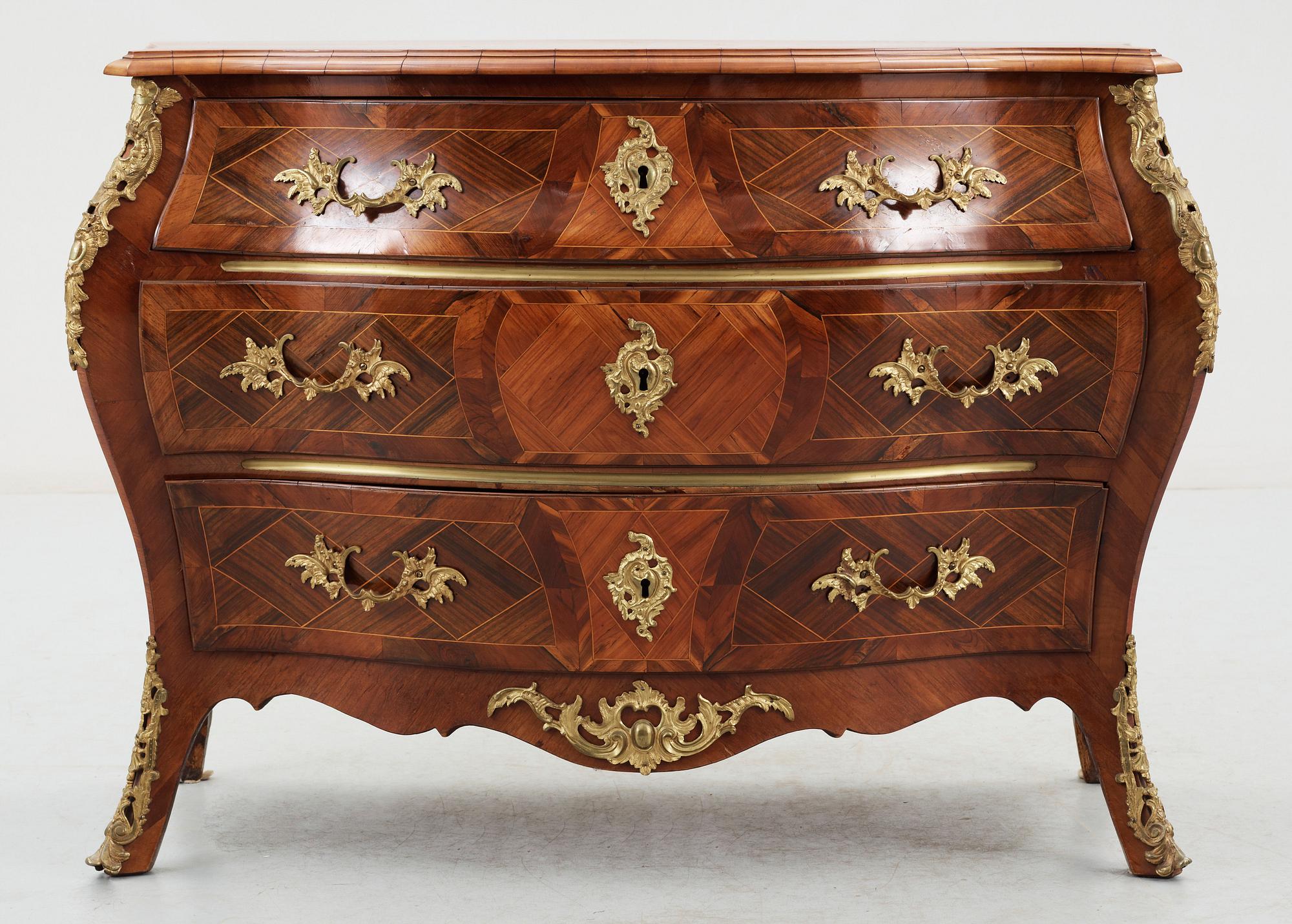 BYRÅ, rokoko, Johan Magnus Ek (mästare 1765-95), Stockholm.