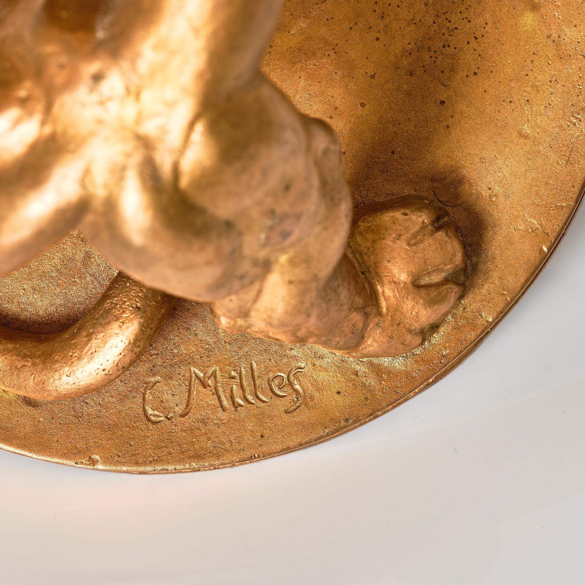 Carl Milles, "Heraldiskt lejon" (=Heraldic lion).