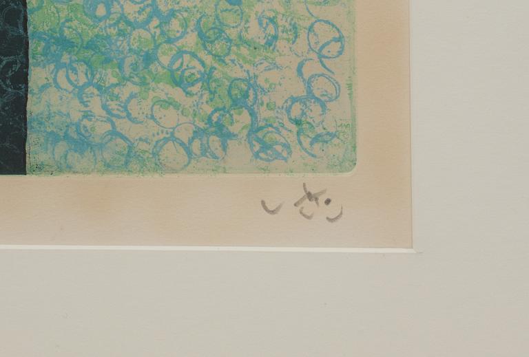 ROBERTO MATTA, färgetsning, signerad och numrerad 41/100.