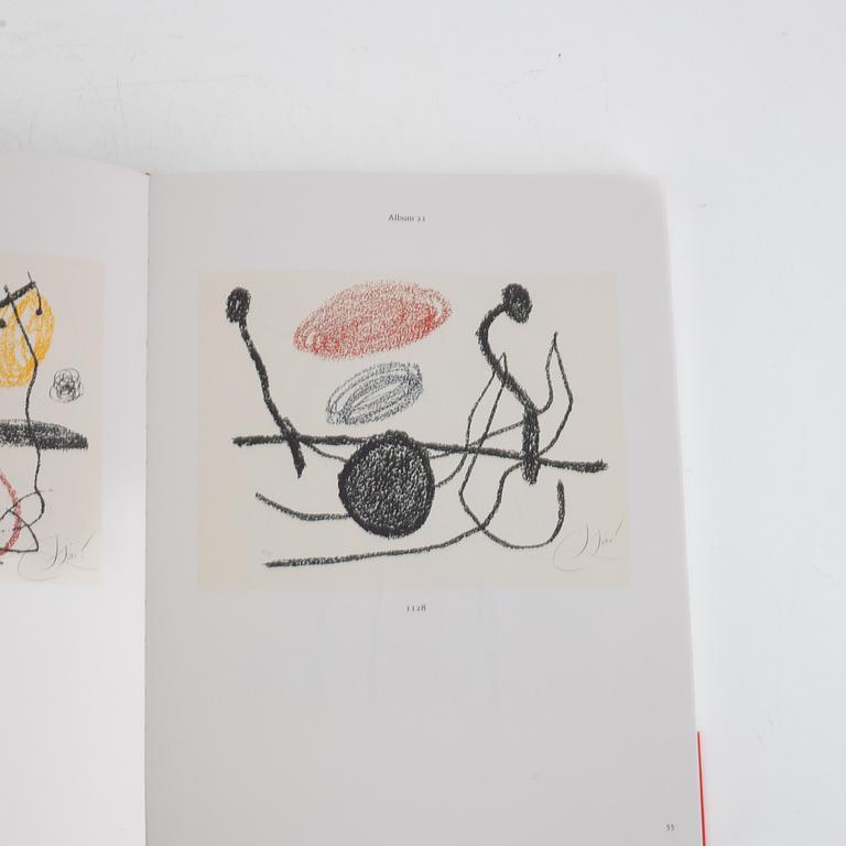 Böcker, 3 st, "Miró Lithographe" Maeght Editeur, III., V. & VI, Paris, Frankrike, 1964-81.