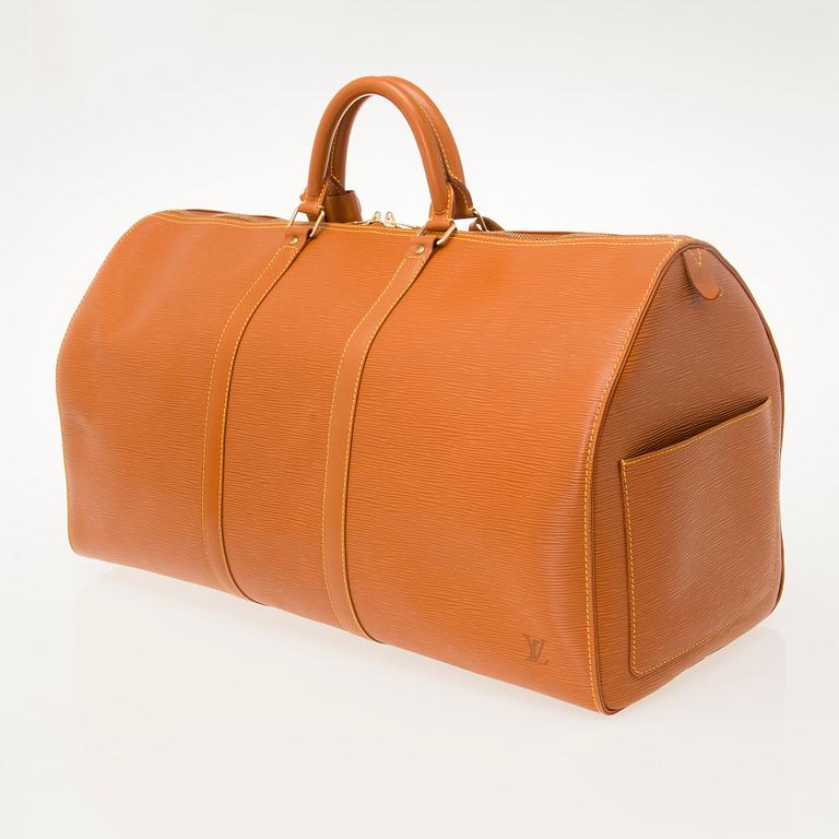 LOUIS VUITTON, "Keepall Epi", Travel bag.