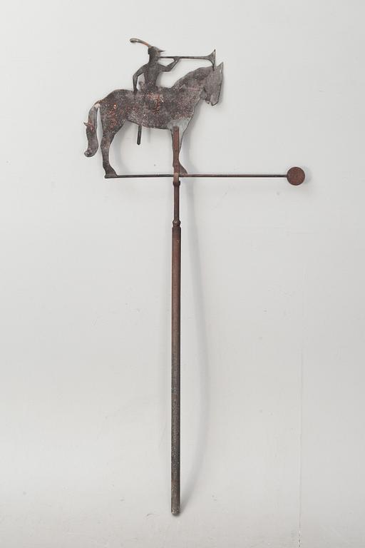 VINDFLÖJEL, metall, 1800-tal.