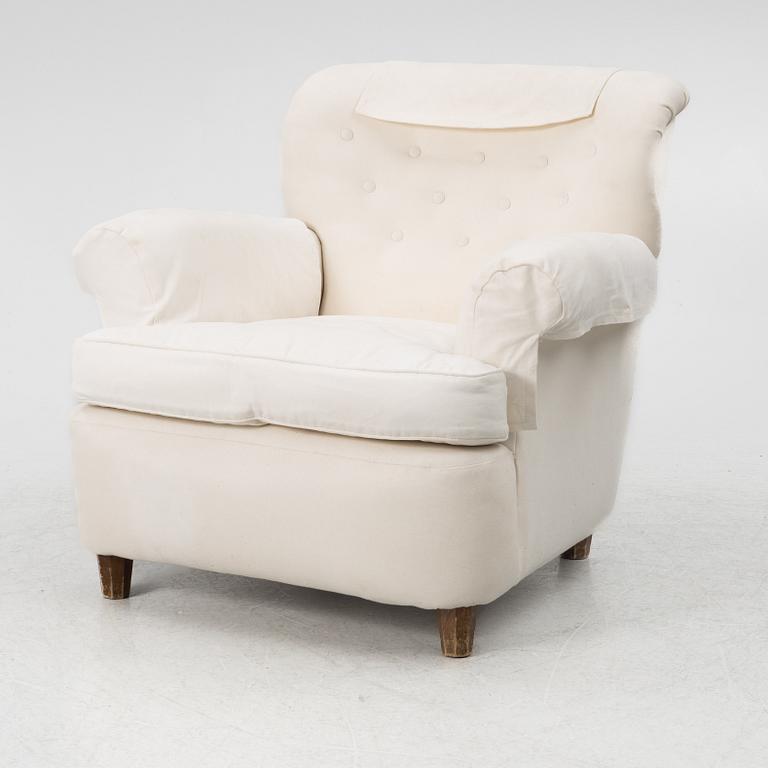 Josef Frank, fåtölj, modell 336, Firma Svenskt Tenn.