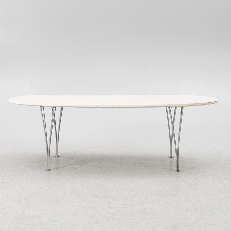 Bruno Mathsson, & Piet Hein, coffee table "Superellipse", second half of the 20th century.