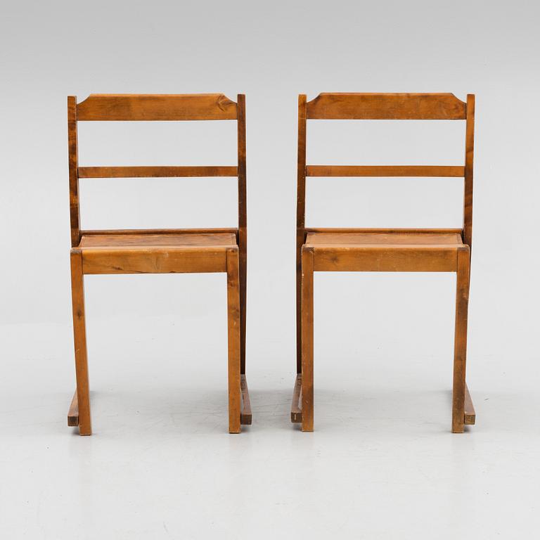 Stolar, 10 st, funkis, Sverige, 1930/40-tal.
