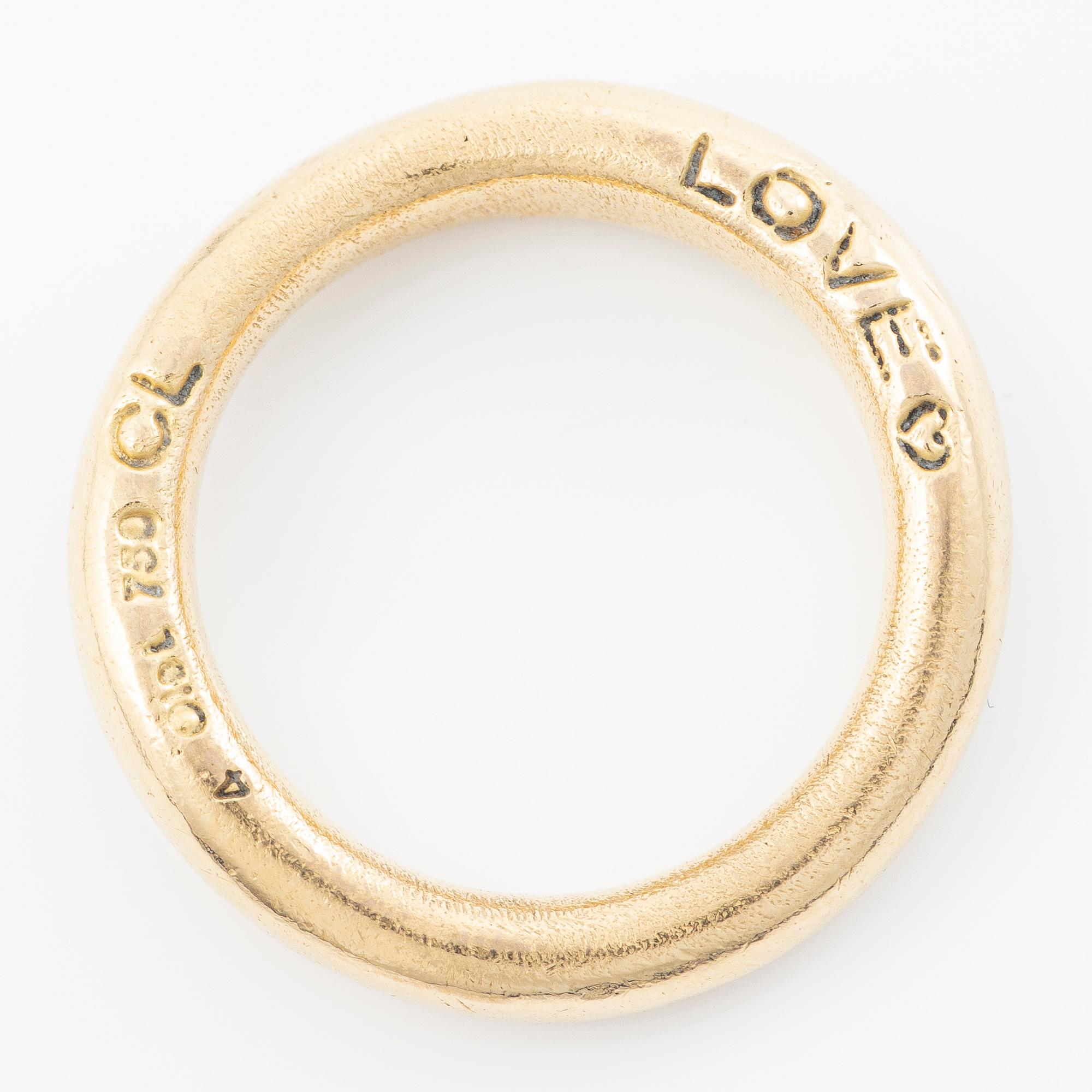 Ole Lynggaard, ring, “Love No. 4”, 18K gold.