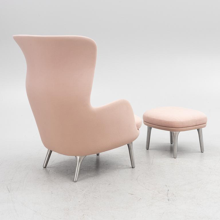 Jaime Hayón, armchair and ottoman, "Ro JH1", Fritz Hansen.