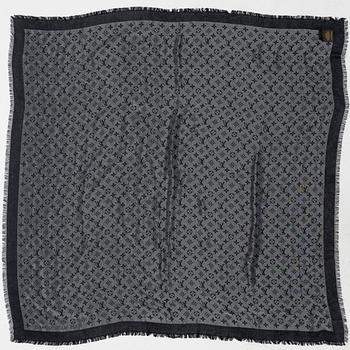 Louis Vuitton, a silk mix shawl.