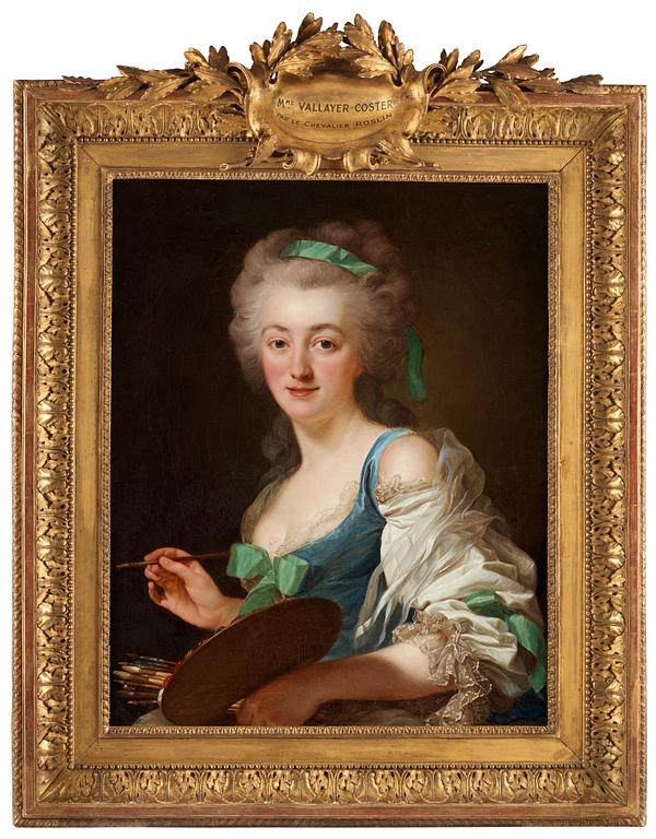 Alexander Roslin, "Anne Vallayer-Coster" (1744-1818).