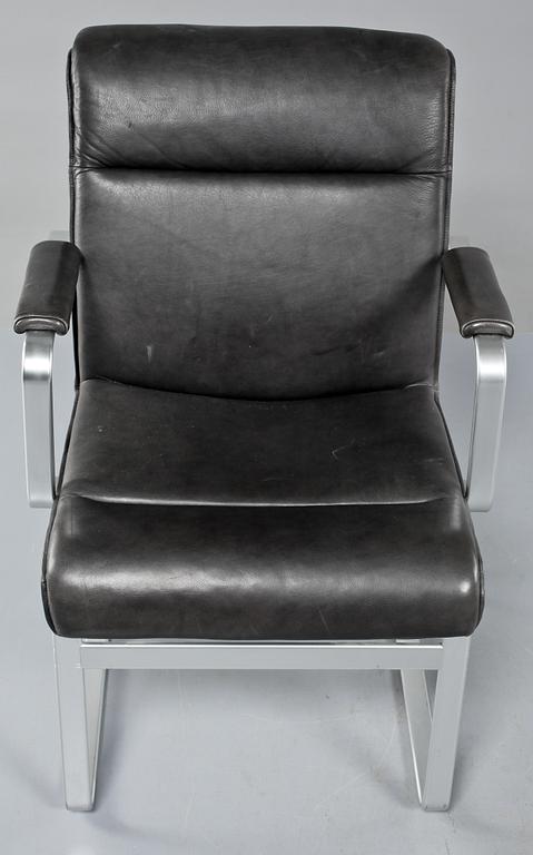 KARMFÅTÖLJER, ett par, ur "Mondo"-serien, Karl-Erik Ekselius, JOC möbler, Vetlanda, 1970/1980-tal.