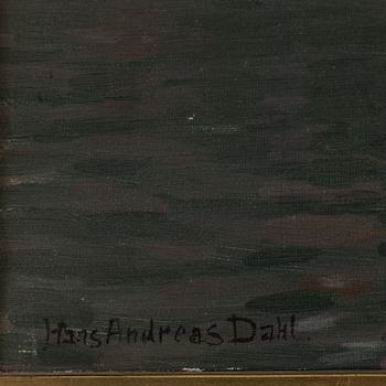 HANS ANDREAS DAHL, oil on canvas, signed Hans Andreas Dahl.