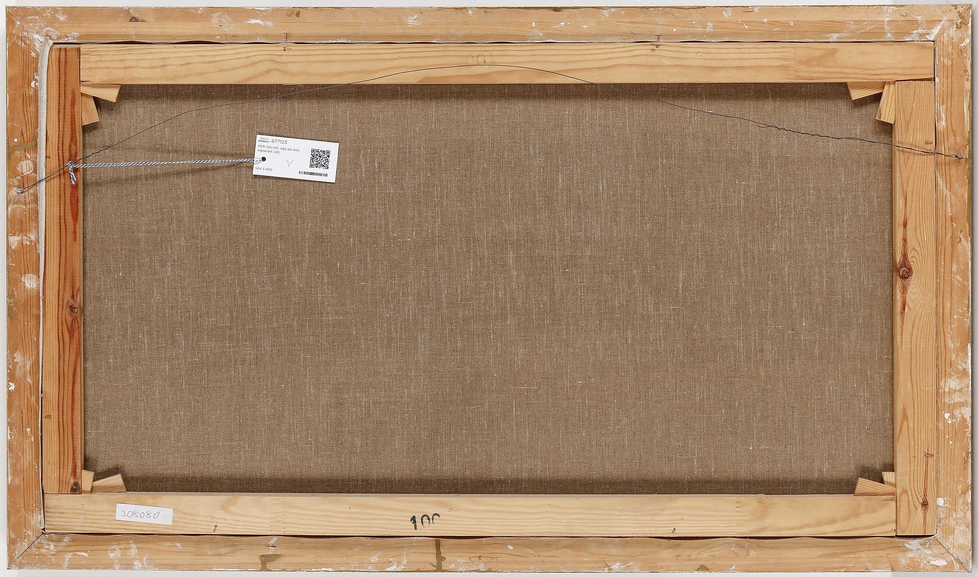 PER JULIUS, olja på duk, signerad.