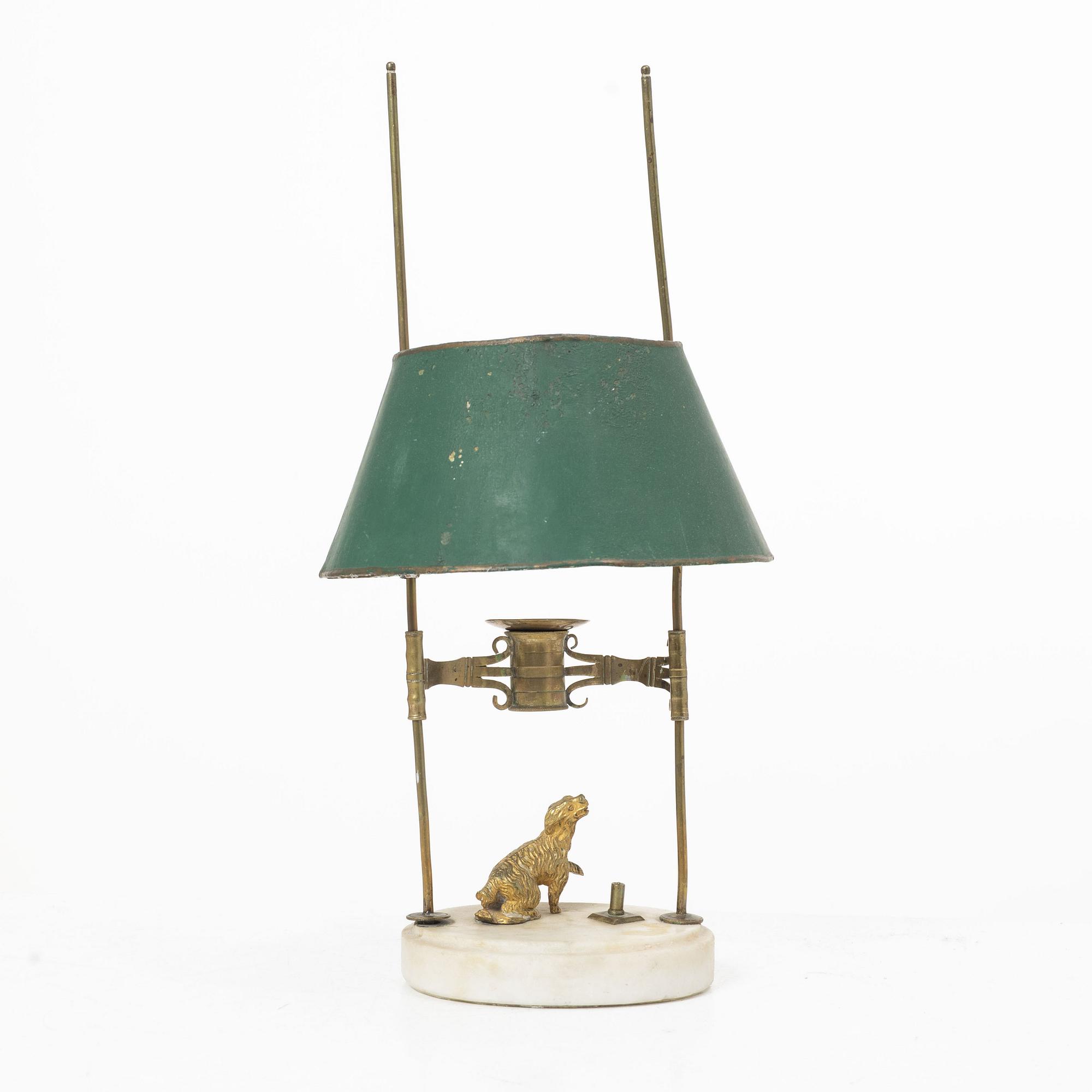 Reading candle holder, late Gustavian, circa 1800.