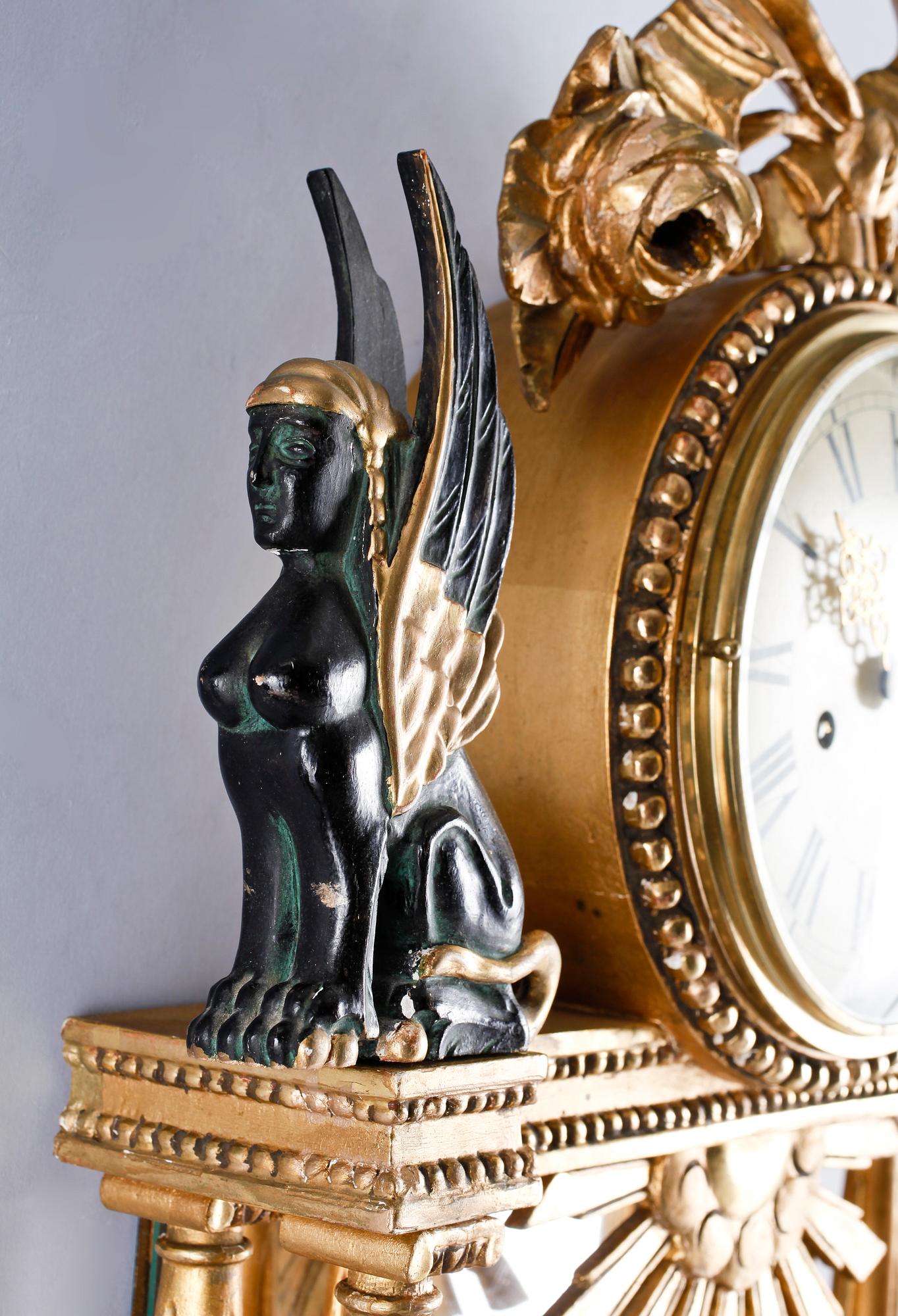 VÄGGPENDYL, sengustaviansk stil , 1900-talets början.