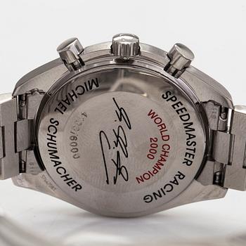 Omega, Speedmaster, Racing, "Michael Schumacher World Champion 2000", Limited Edition, rannekello, 39 mm.